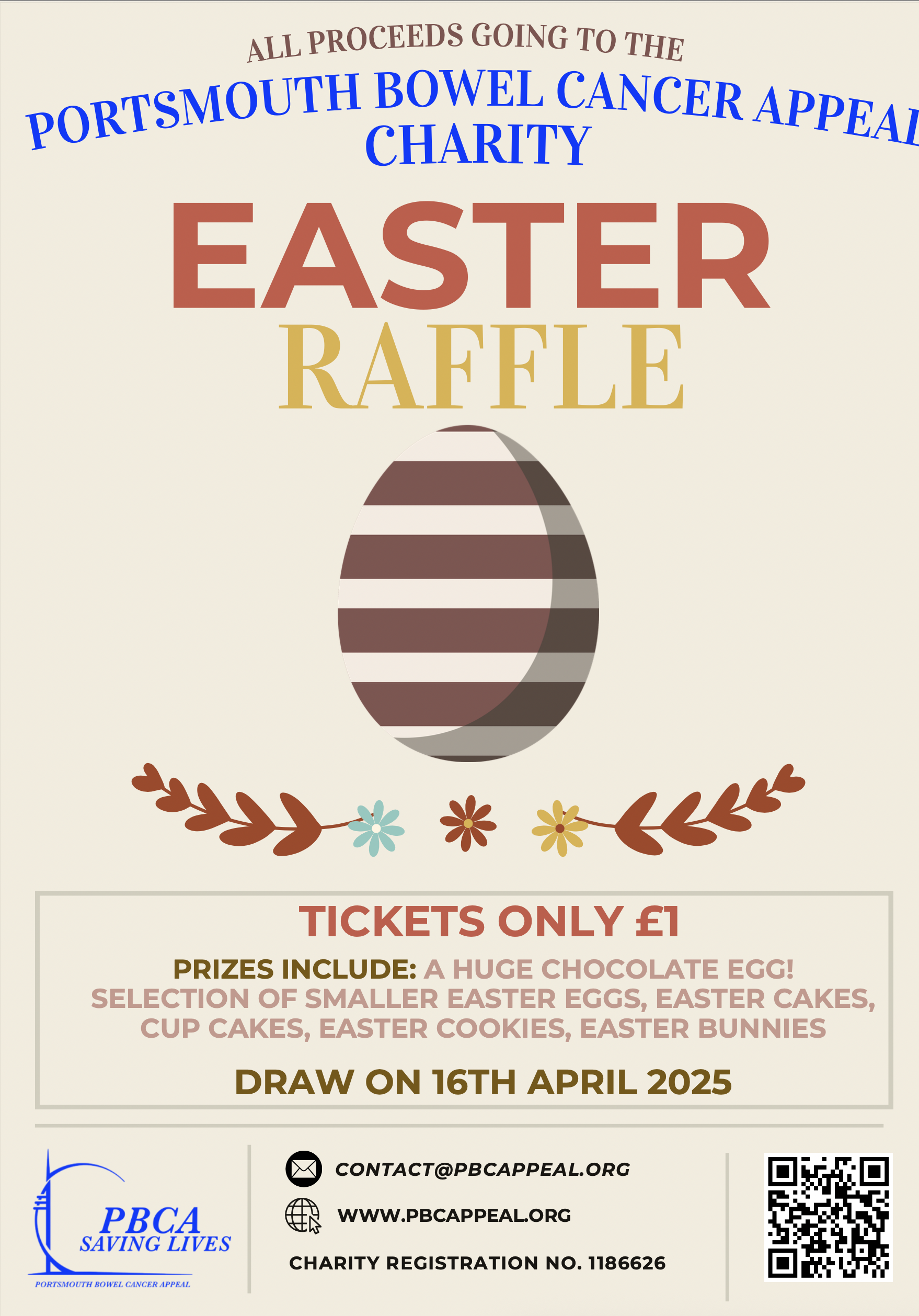Easter Raffle Poster